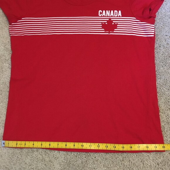 Retro Canada Maple Leaf Cotton T-shirt - Picture 10 of 12